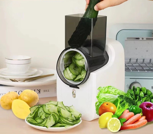 Electric salad slicer fruit - salad,