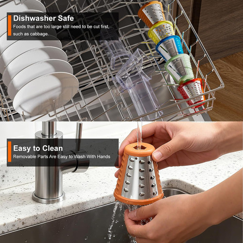 Electric cheese grater 1 - electric, 5-in-1
