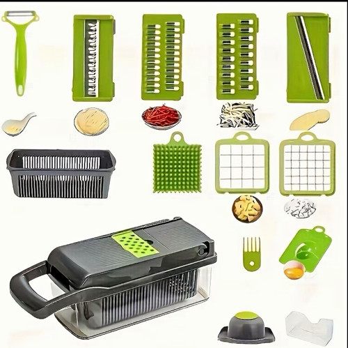 Vegetable chopper - 16-in-1,