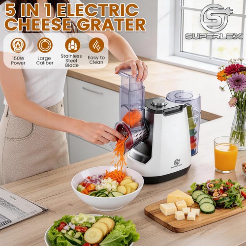 Superlex 5in1 electric grater - 5in1,