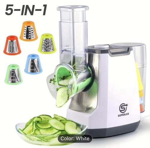 Electric cheese grater 5in1 - electric,