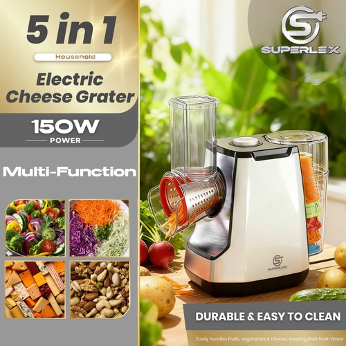 Superlex 5in1 electric grater - electric,